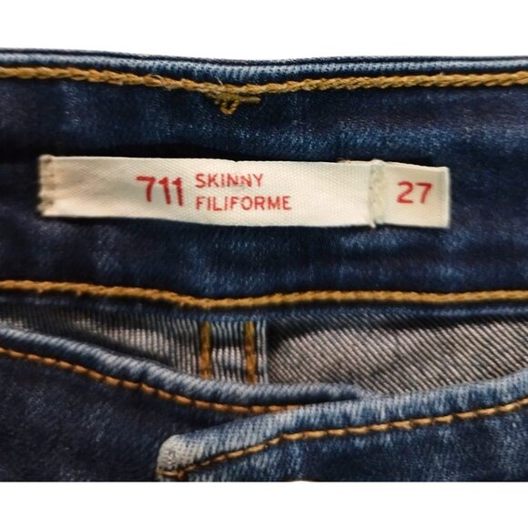 Levi’s 711 Women’s Skinny Jeans Size 27x32 - Picture 3 of 9